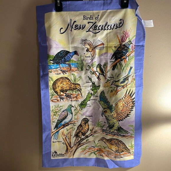 Hallifax Other - Vintage Birds of New Zealand Tea Towel